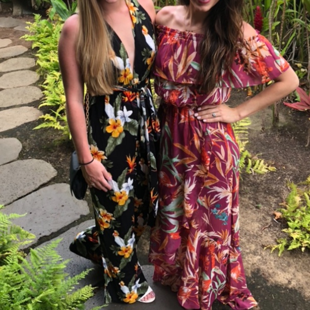 Black Floral Dress